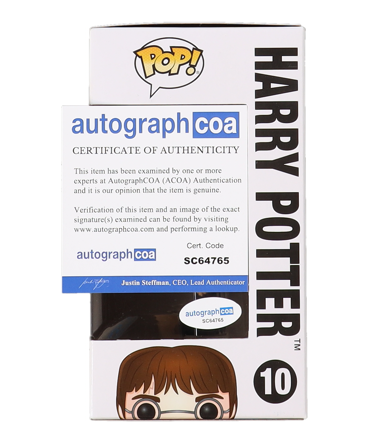 Daniel Radcliffe Signed "Harry Potter" #10 Harry Potter Funko Pop! Vinyl Figure (AutographCOA) at PristineAuction.com Daniel Radcliffe Signed "Harry Potter" #10 Harry Potter Funko Pop! Vinyl Figure (AutographCOA) at PristineAuction.com