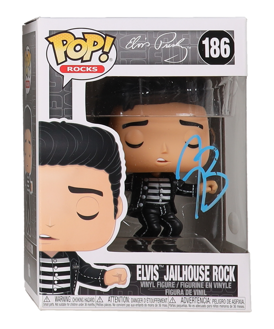 Austin Butler Signed Elvis Presley #186 Elvis Jailhouse Rock Funko Pop! Vinyl Figure (ACOA) at PristineAuction.com Austin Butler Signed Elvis Presley #186 Elvis Jailhouse Rock Funko Pop! Vinyl Figure (ACOA) at PristineAuction.com