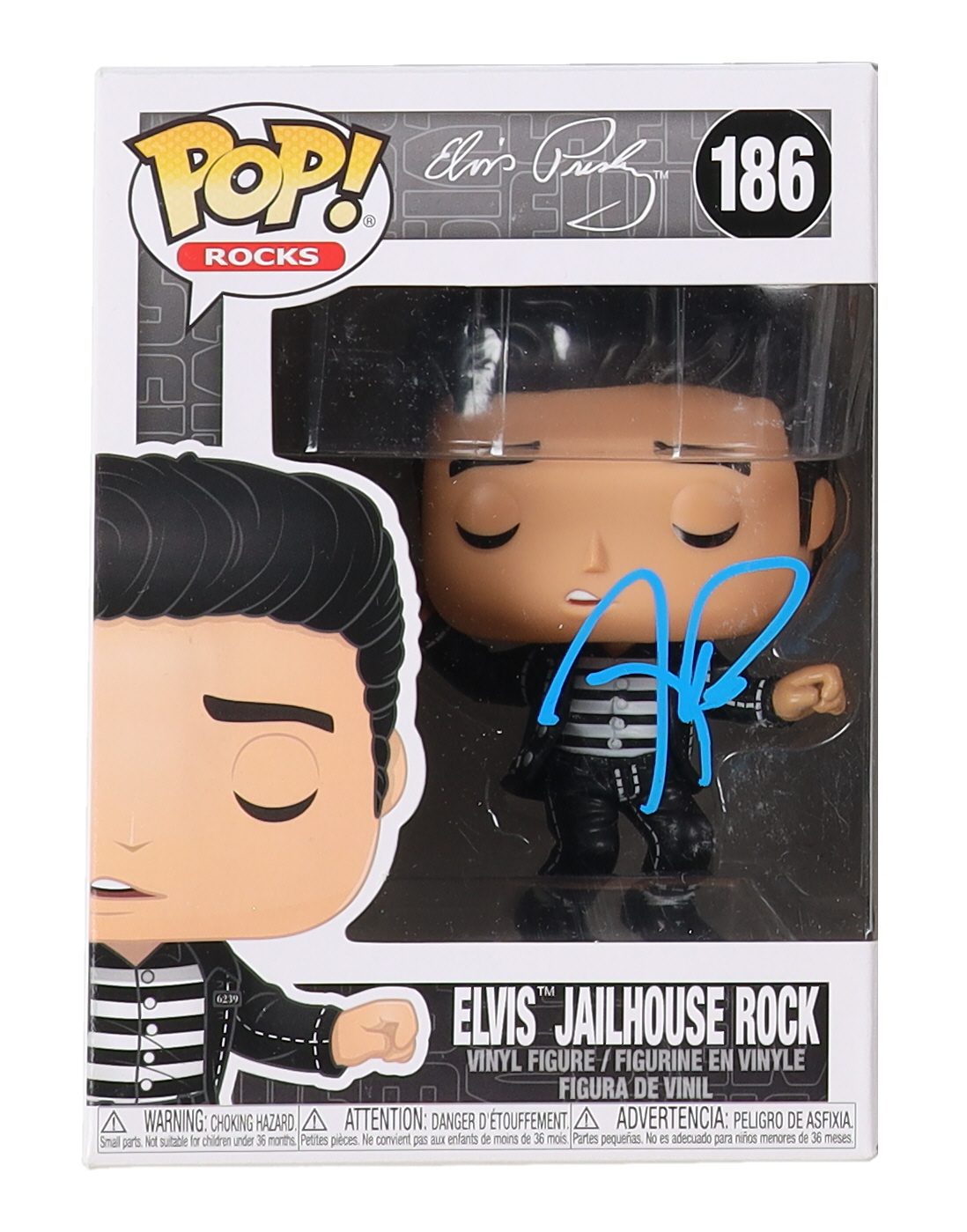 Austin Butler Signed Elvis Presley #186 Elvis Jailhouse Rock Funko Pop! Vinyl Figure (ACOA) at PristineAuction.com Austin Butler Signed Elvis Presley #186 Elvis Jailhouse Rock Funko Pop! Vinyl Figure (ACOA) at PristineAuction.com