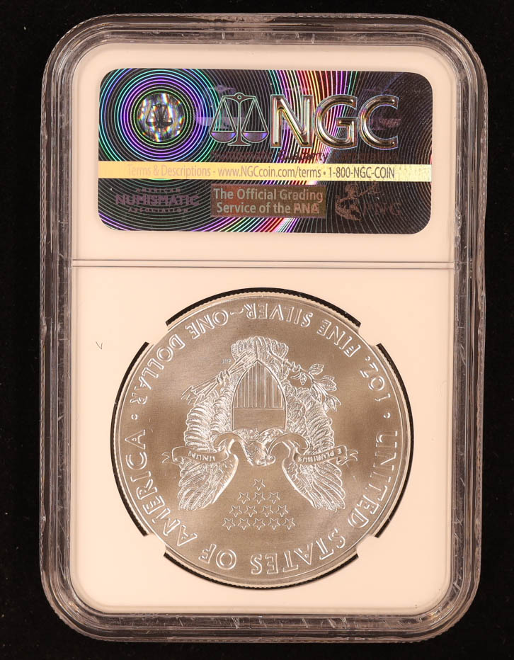 2016 American Silver Eagle - First Releases - Eagle 30th Anniversary (NGC MS70) at PristineAuction.com 2016 American Silver Eagle - First Releases - Eagle 30th Anniversary (NGC MS70) at PristineAuction.com
