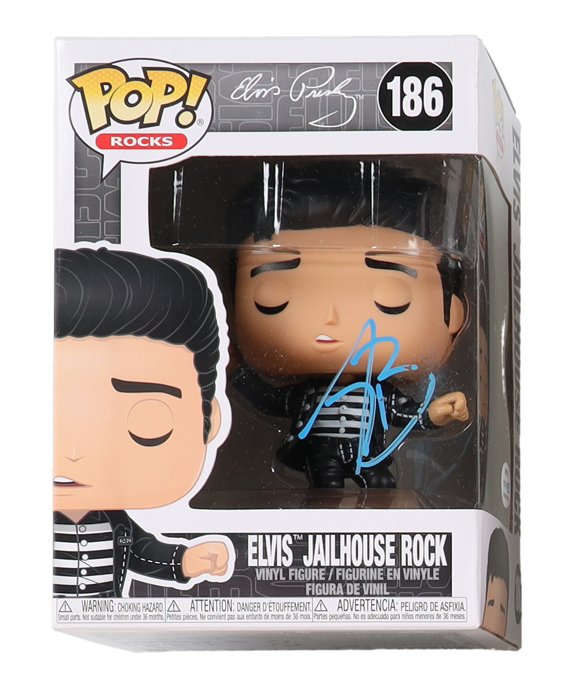 Austin Butler Signed Elvis Presley #186 Elvis Jailhouse Rock Funko Pop! Vinyl Figure (ACOA) at PristineAuction.com Austin Butler Signed Elvis Presley #186 Elvis Jailhouse Rock Funko Pop! Vinyl Figure (ACOA) at PristineAuction.com