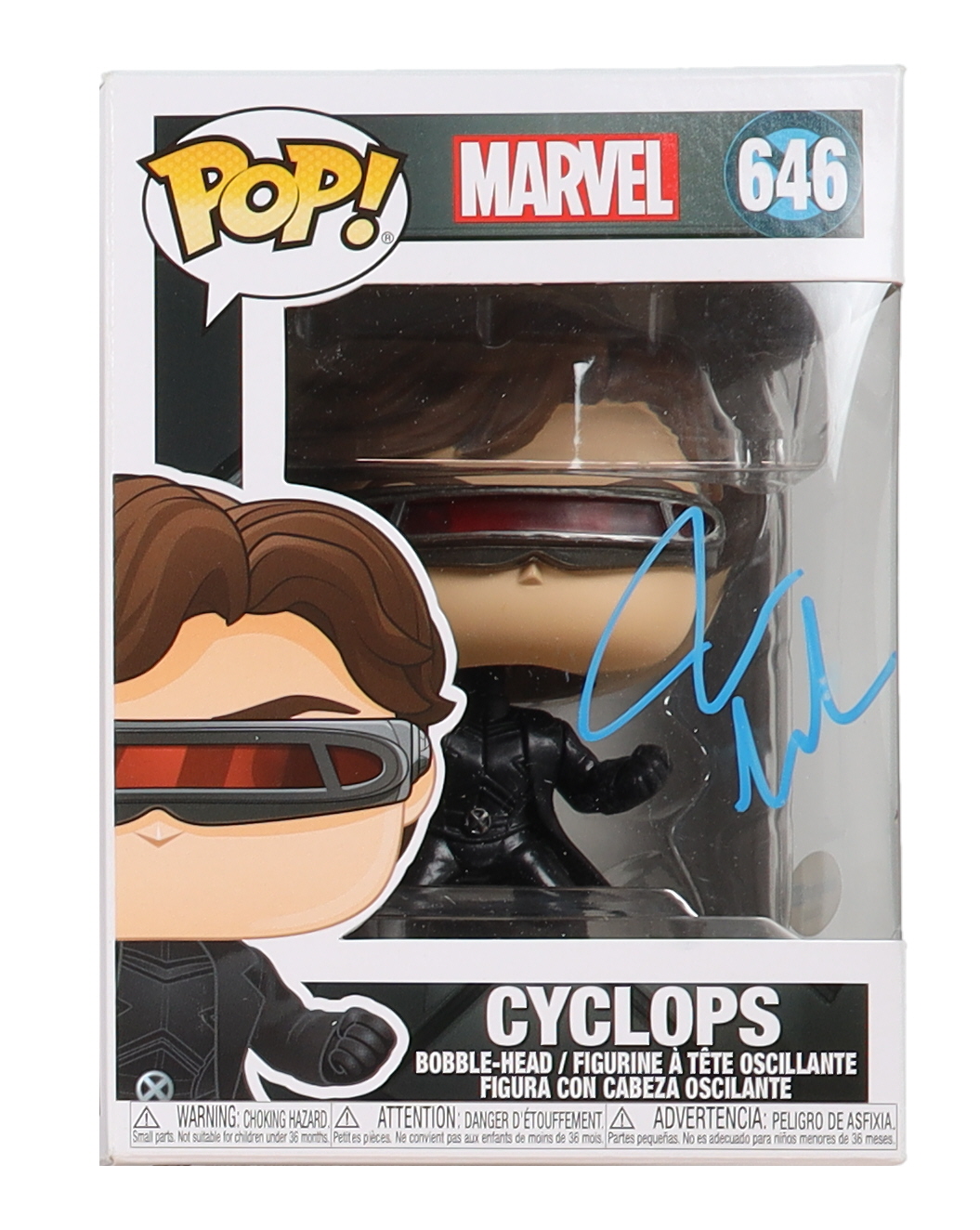 James Marsden Signed "Marvel" #646 Cyclops Funko Pop! Vinyl Figure (ACOA) at PristineAuction.com James Marsden Signed "Marvel" #646 Cyclops Funko Pop! Vinyl Figure (ACOA) at PristineAuction.com