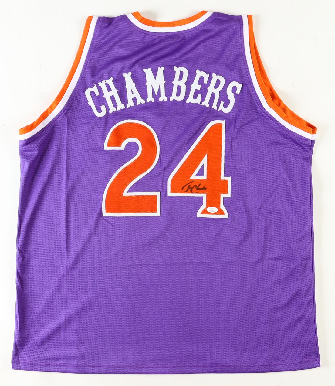 Tom Chambers Signed Jersey (JSA) at PristineAuction.com Tom Chambers Signed Jersey (JSA) at PristineAuction.com