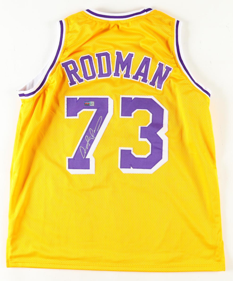 Dennis Rodman Signed Jersey (PIA) at PristineAuction.com Dennis Rodman Signed Jersey (PIA) at PristineAuction.com