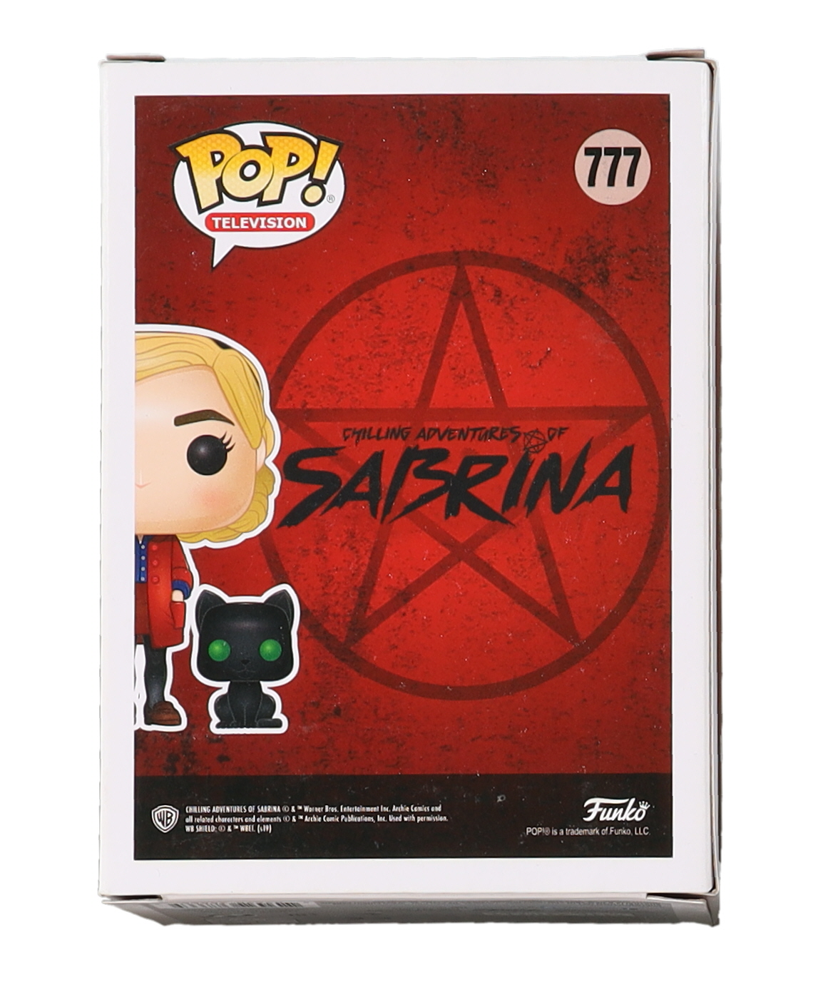 Kiernan Shipka Signed "Chilling Adventures of Sabrina" #777 Sabrina Spellman And Salem Funko Pop! Vinyl Figure (ACOA) at PristineAuction.com Kiernan Shipka Signed "Chilling Adventures of Sabrina" #777 Sabrina Spellman And Salem Funko Pop! Vinyl Figure (ACOA) at PristineAuction.com