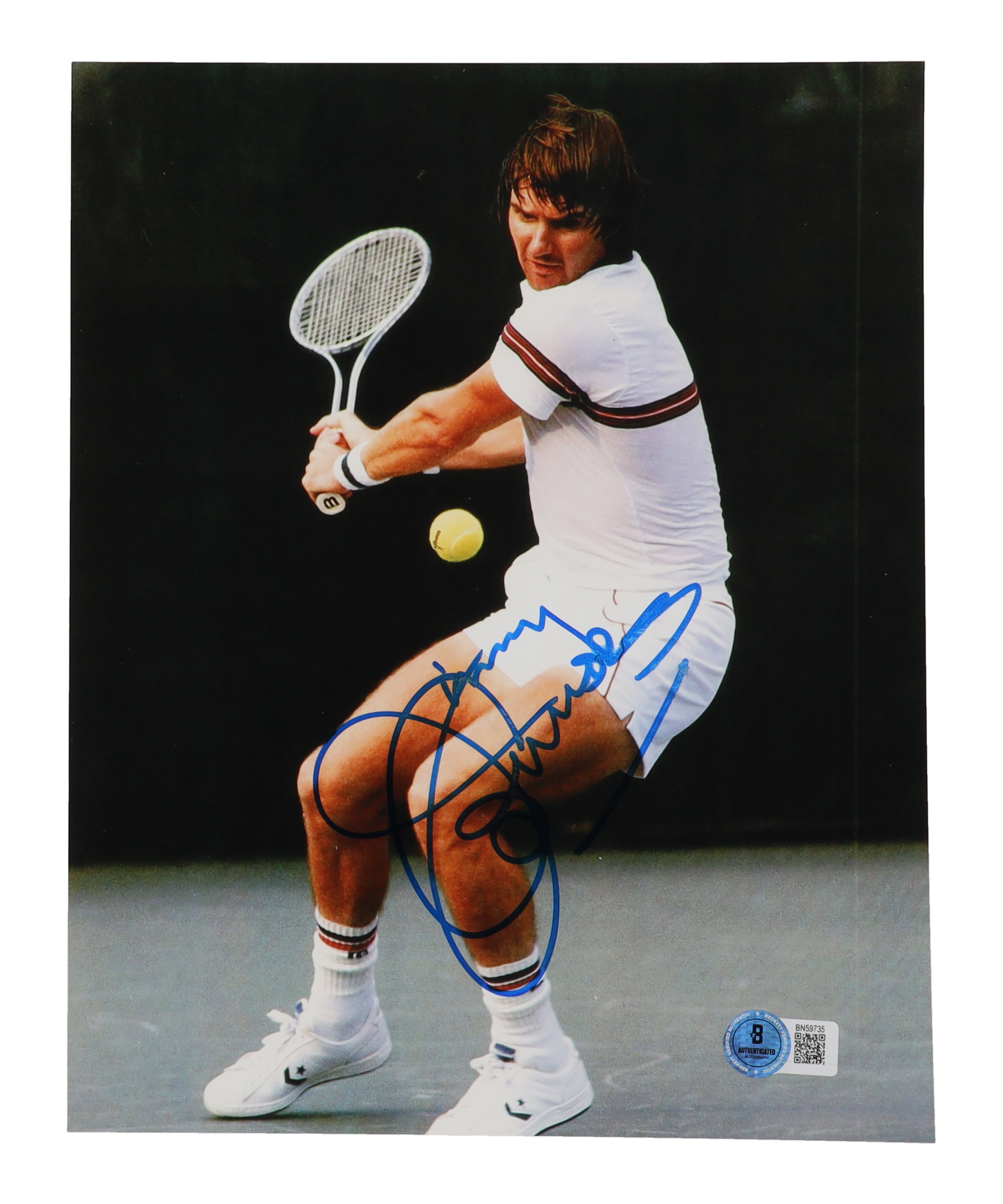 Jimmy Connors Signed 8x10 Photo (Beckett) at PristineAuction.com Jimmy Connors Signed 8x10 Photo (Beckett) at PristineAuction.com