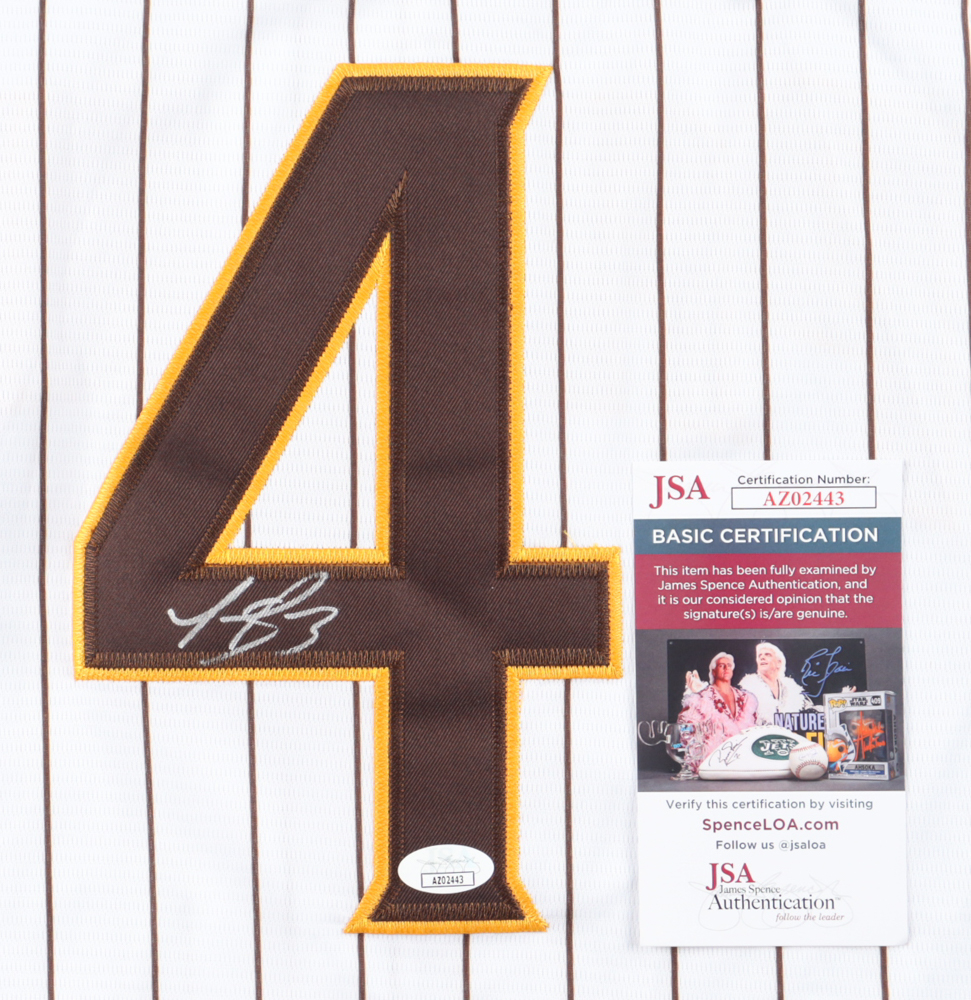 Luis Arraez Signed Jersey (JSA) at PristineAuction.com Luis Arraez Signed Jersey (JSA) at PristineAuction.com