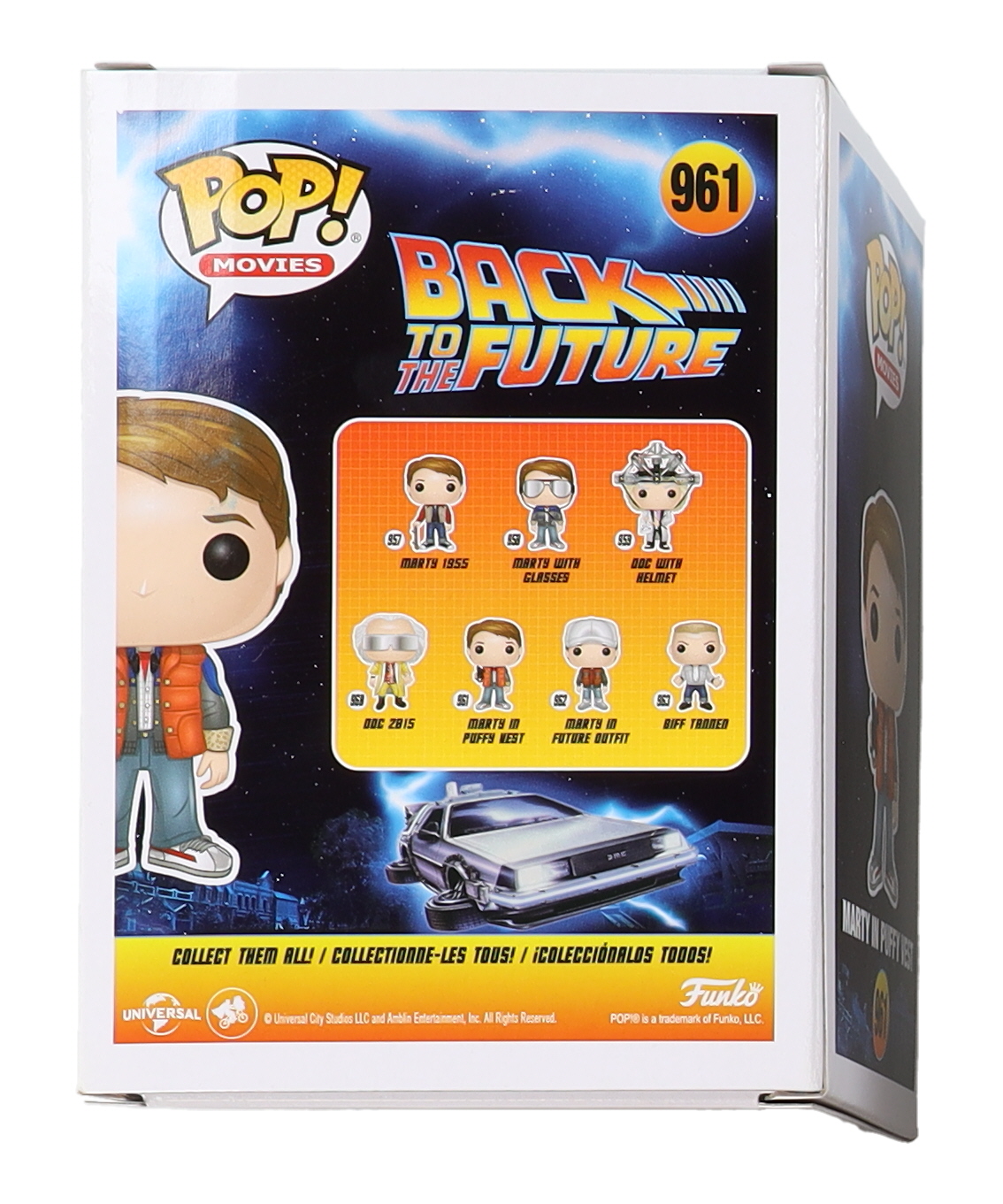 Michael J. Fox Signed "Back to the Future" #961 Marty In Puffy Vest Funko Pop! Vinyl Figure (AutographCOA) at PristineAuction.com Michael J. Fox Signed "Back to the Future" #961 Marty In Puffy Vest Funko Pop! Vinyl Figure (AutographCOA) at PristineAuction.com