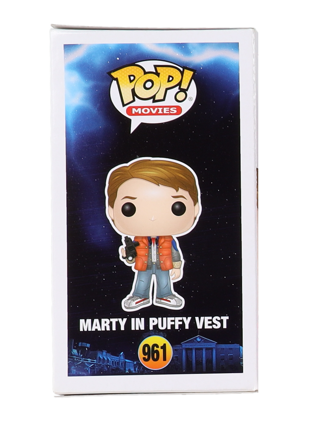 Michael J. Fox Signed "Back to the Future" #961 Marty In Puffy Vest Funko Pop! Vinyl Figure (AutographCOA) at PristineAuction.com Michael J. Fox Signed "Back to the Future" #961 Marty In Puffy Vest Funko Pop! Vinyl Figure (AutographCOA) at PristineAuction.com