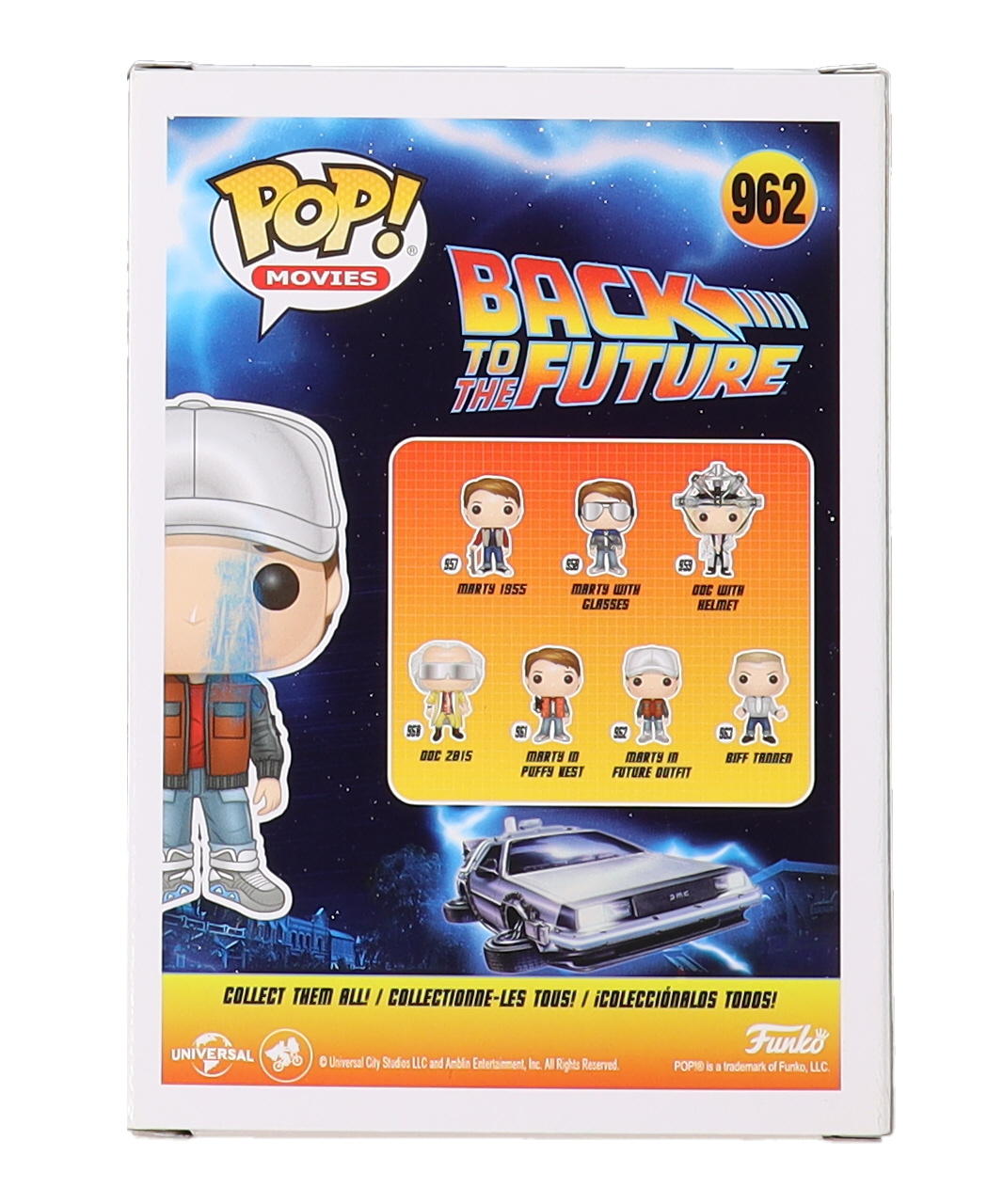 Michael J. Fox Signed "Back to the Future" #962 Marty in Future Outfit Funko Pop! Vinyl Figure (AutographCOA) at PristineAuction.com Michael J. Fox Signed "Back to the Future" #962 Marty in Future Outfit Funko Pop! Vinyl Figure (AutographCOA) at PristineAuction.com