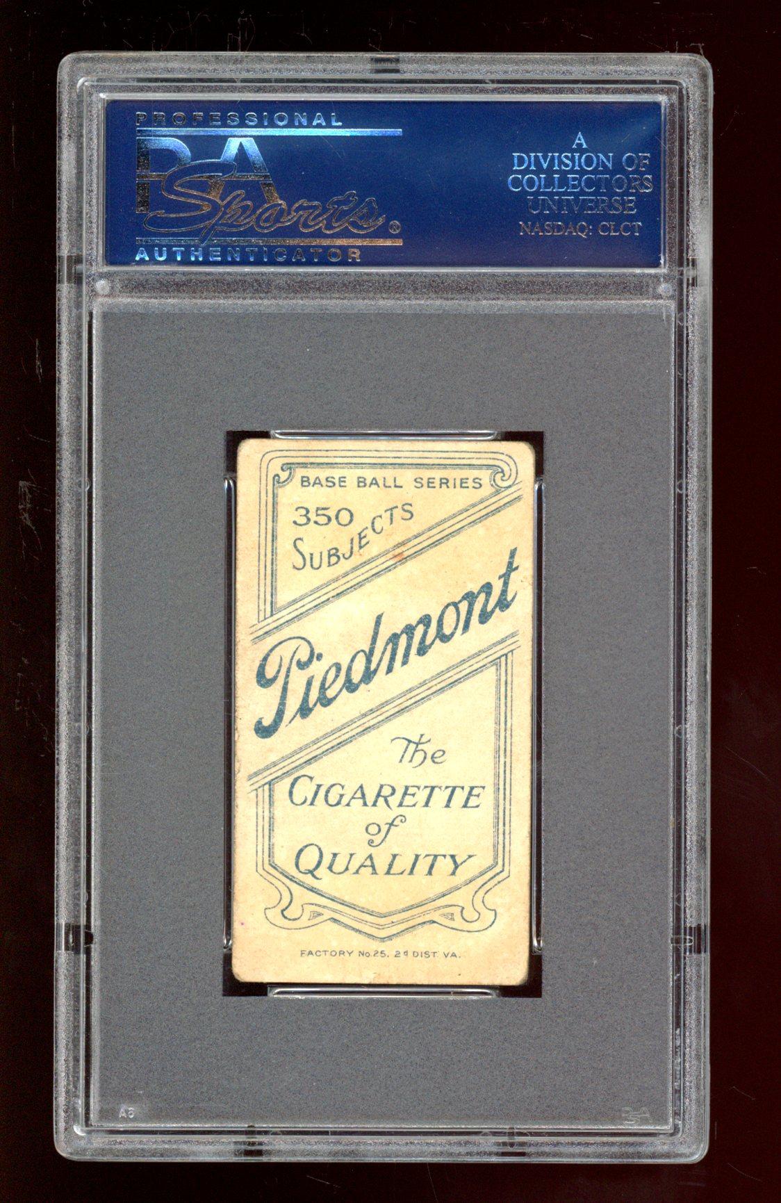 Ossee Schreck 1909 T206 Piedmont (PSA 2.5) at PristineAuction.com Ossee Schreck 1909 T206 Piedmont (PSA 2.5) at PristineAuction.com