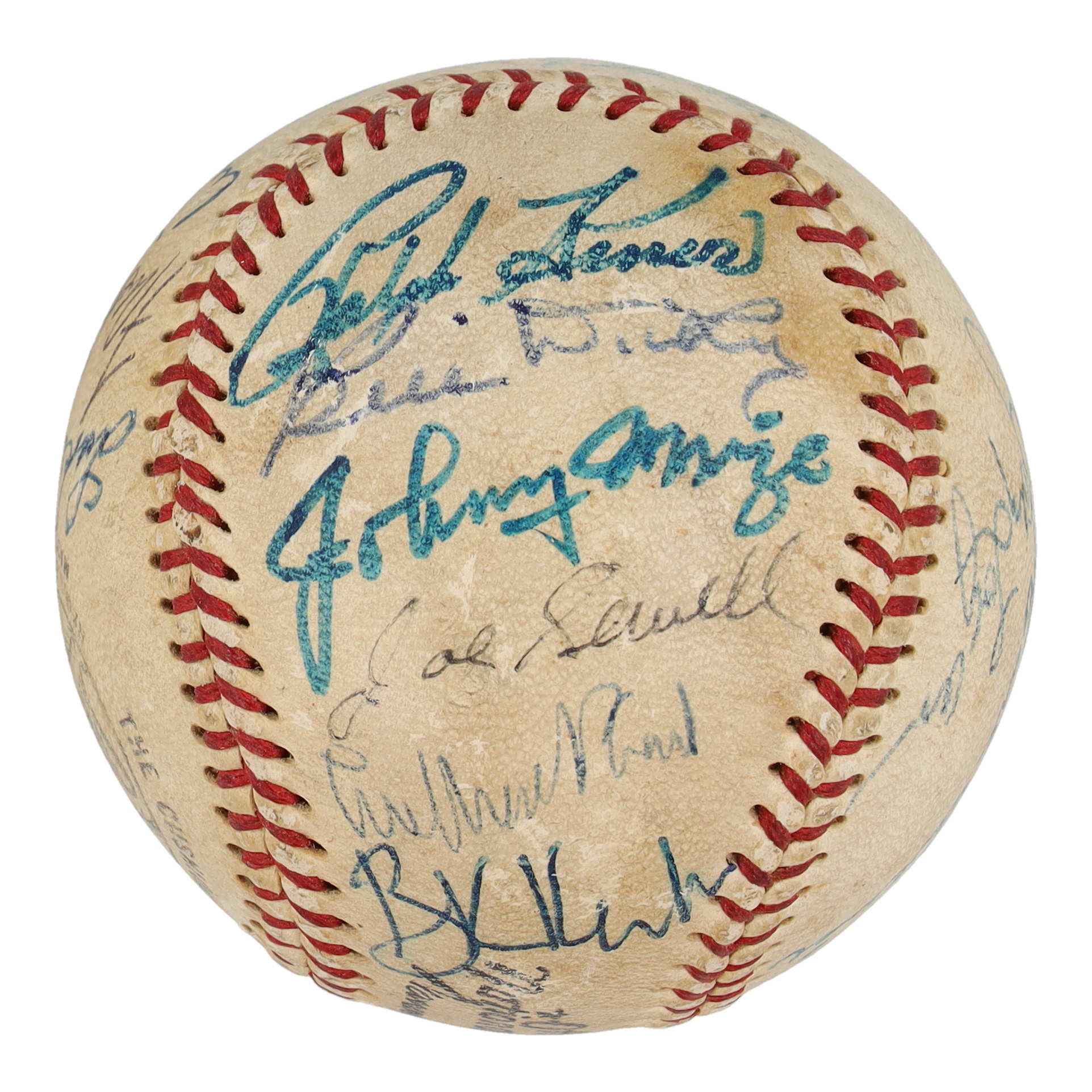 Baseball Hall of Famers & Stars ONL Baseball Signed by (17) with Luke Appling, Duke Snider, Sandy Koufax, Stan Musial (JSA) at PristineAuction.com Baseball Hall of Famers & Stars ONL Baseball Signed by (17) with Luke Appling, Duke Snider, Sandy Koufax, Stan Musial (JSA) at PristineAuction.com