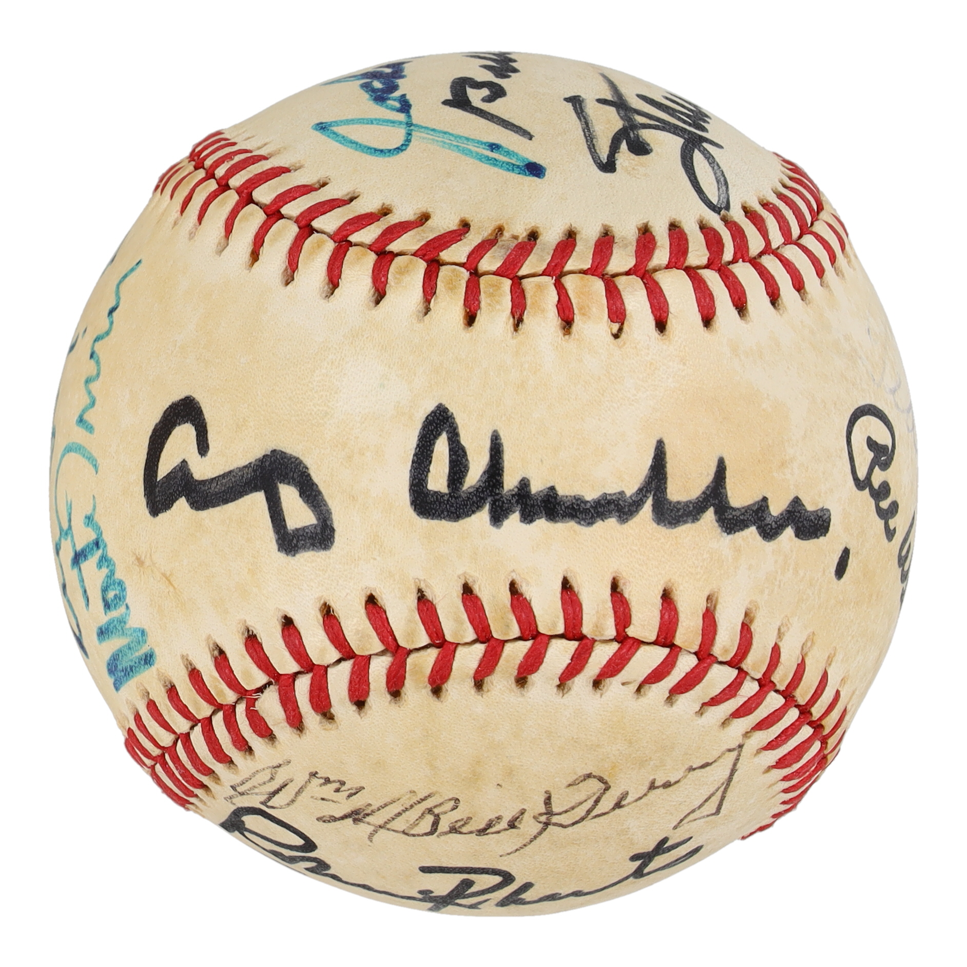 Baseball Hall of Famers & Stars OAL Baseball Signed by (11) with Ted Williams, Pee Wee Reese, Al López, Monte Irvin (JSA) at PristineAuction.com Baseball Hall of Famers & Stars OAL Baseball Signed by (11) with Ted Williams, Pee Wee Reese, Al López, Monte Irvin (JSA) at PristineAuction.com