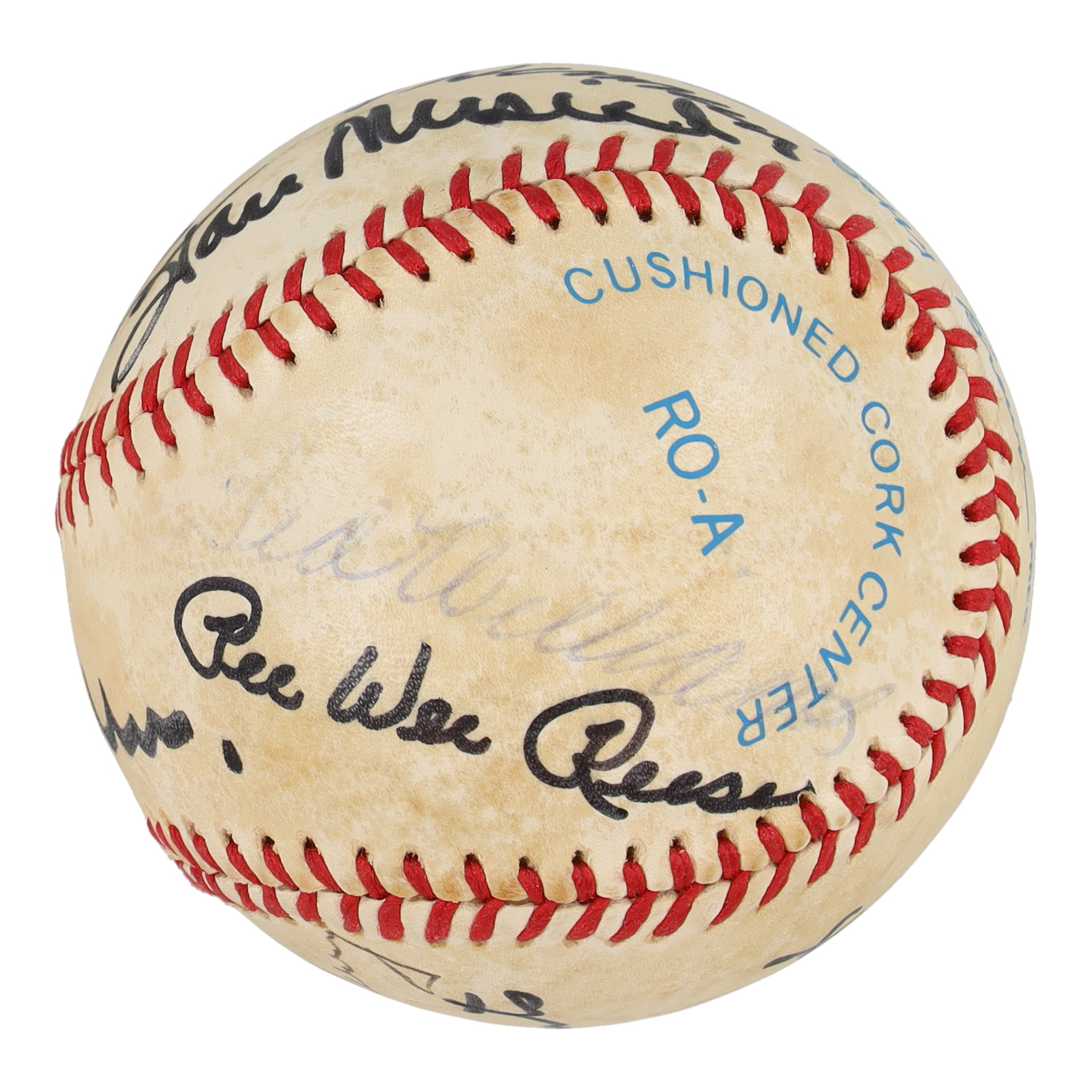 Baseball Hall of Famers & Stars OAL Baseball Signed by (11) with Ted Williams, Pee Wee Reese, Al López, Monte Irvin (JSA) at PristineAuction.com Baseball Hall of Famers & Stars OAL Baseball Signed by (11) with Ted Williams, Pee Wee Reese, Al López, Monte Irvin (JSA) at PristineAuction.com