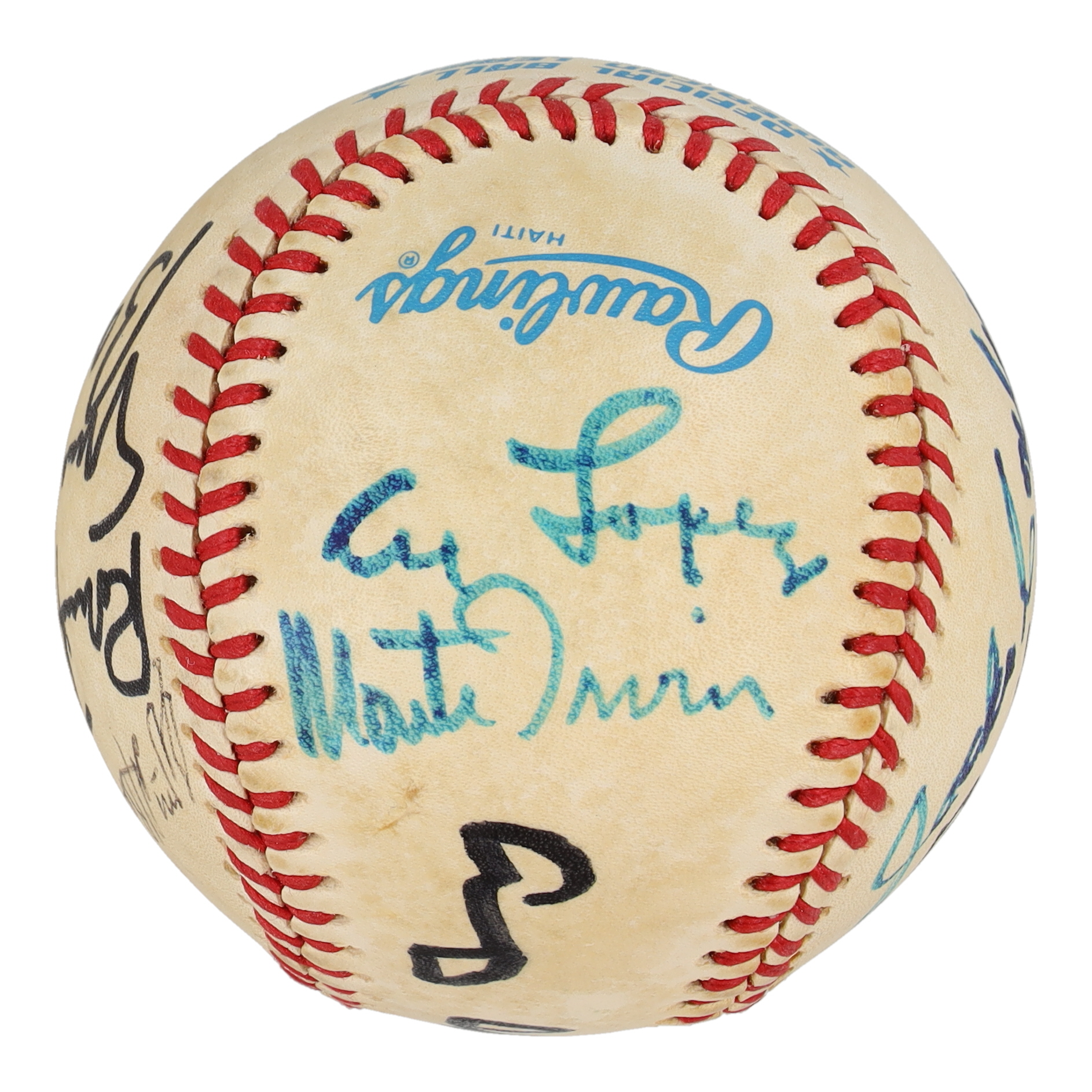 Baseball Hall of Famers & Stars OAL Baseball Signed by (11) with Ted Williams, Pee Wee Reese, Al López, Monte Irvin (JSA) at PristineAuction.com Baseball Hall of Famers & Stars OAL Baseball Signed by (11) with Ted Williams, Pee Wee Reese, Al López, Monte Irvin (JSA) at PristineAuction.com