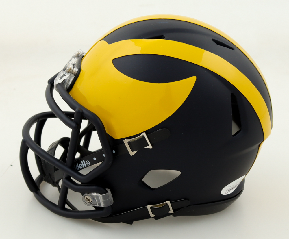 Alex Orji Signed Michigan Wolverines Speed Mini Helmet (JSA) at PristineAuction.com Alex Orji Signed Michigan Wolverines Speed Mini Helmet (JSA) at PristineAuction.com