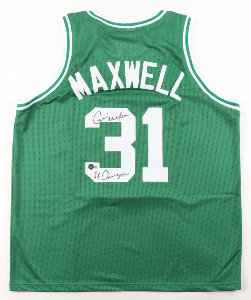 Cedric Maxwell Signed Jersey Inscribed "2x Champ" (Beckett) at PristineAuction.com Cedric Maxwell Signed Jersey Inscribed "2x Champ" (Beckett) at PristineAuction.com