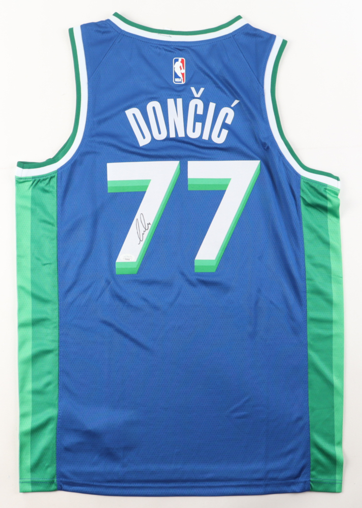 Luka Doncic Signed Jersey (JSA) at PristineAuction.com Luka Doncic Signed Jersey (JSA) at PristineAuction.com