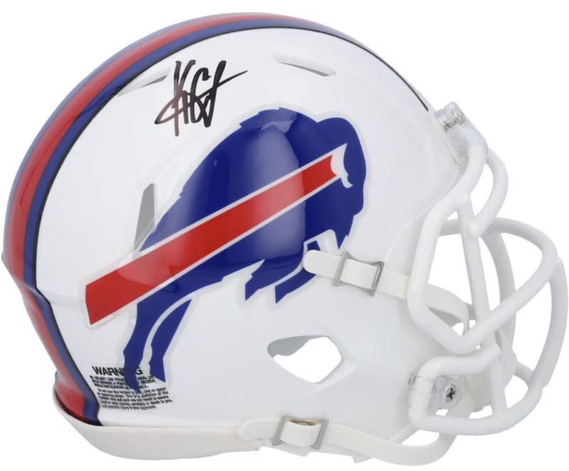 Keon Coleman Signed Bills Speed Mini Helmet (Fanatics) at PristineAuction.com Keon Coleman Signed Bills Speed Mini Helmet (Fanatics) at PristineAuction.com