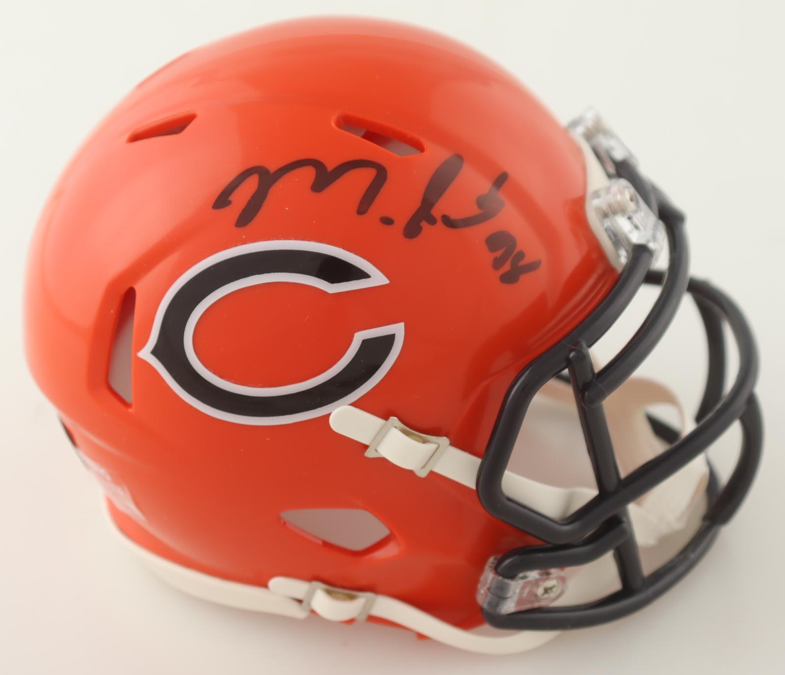 Montez Sweat Signed Bears Speed Mini Helmet (Beckett) at PristineAuction.com Montez Sweat Signed Bears Speed Mini Helmet (Beckett) at PristineAuction.com