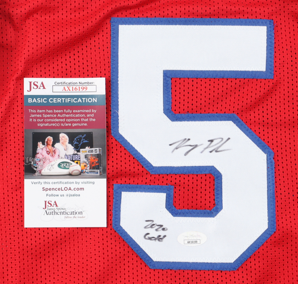 Kelsey Plum Signed Jersey Inscribed "2020 Gold" (JSA) at PristineAuction.com Kelsey Plum Signed Jersey Inscribed "2020 Gold" (JSA) at PristineAuction.com