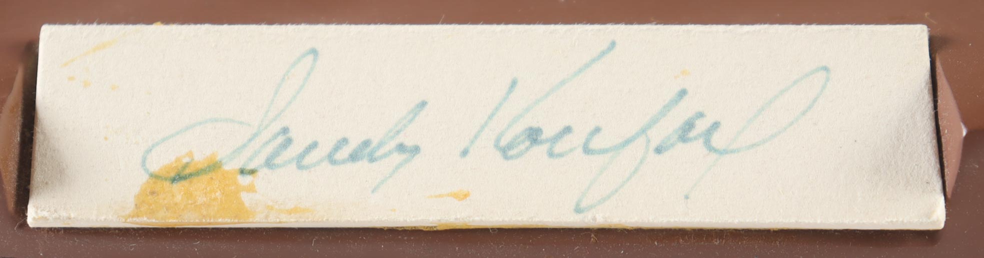 Sandy Koufax Signed LE 1989 Salvino Sports Legends Figurine (Salvino) at PristineAuction.com Sandy Koufax Signed LE 1989 Salvino Sports Legends Figurine (Salvino) at PristineAuction.com