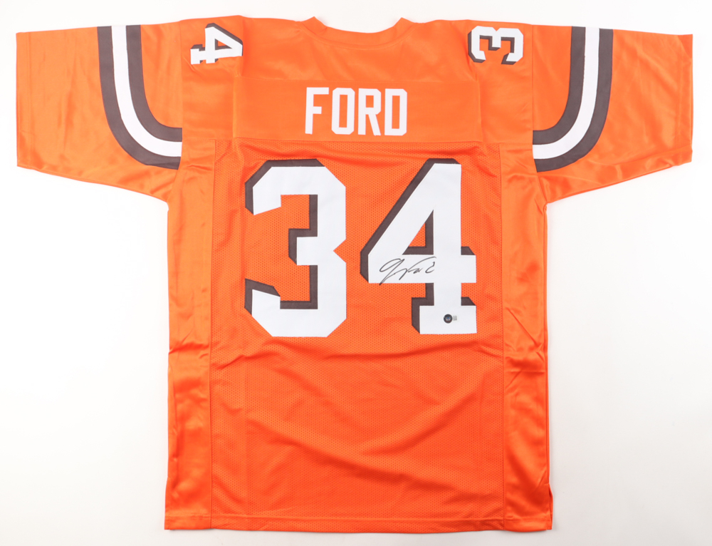 Jerome Ford Signed Jersey (Beckett) at PristineAuction.com Jerome Ford Signed Jersey (Beckett) at PristineAuction.com