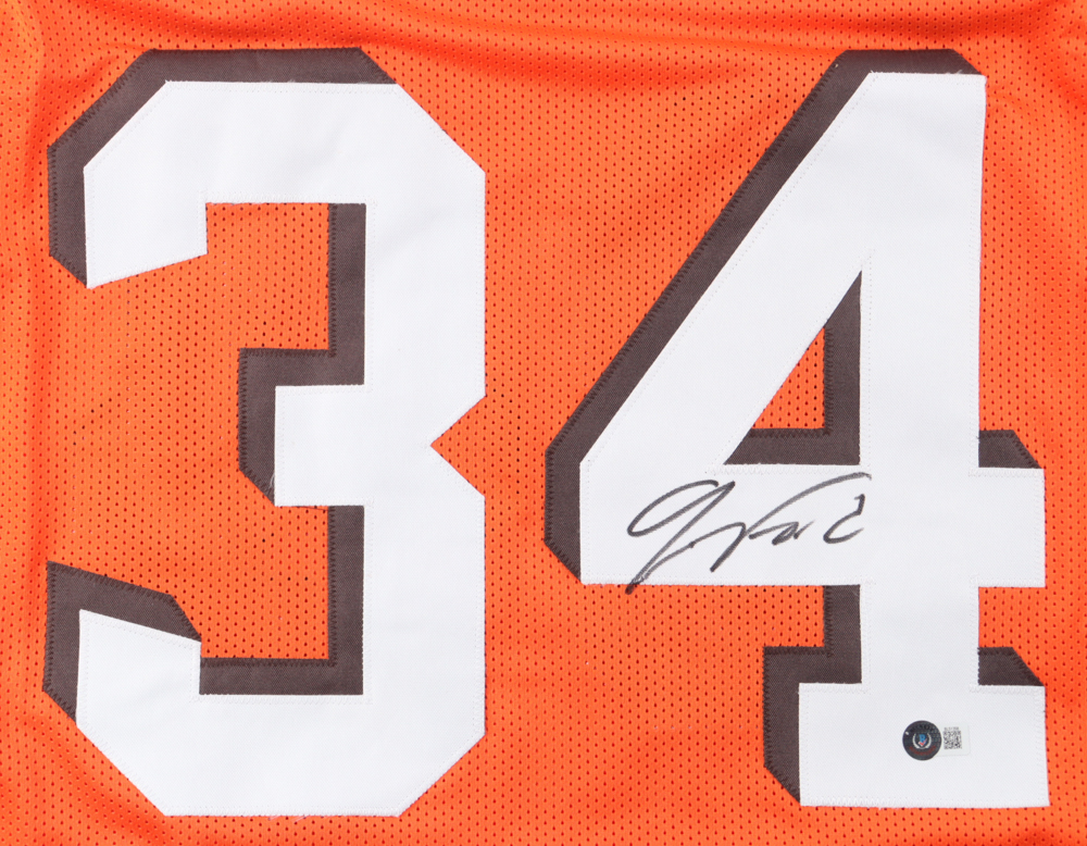 Jerome Ford Signed Jersey (Beckett) at PristineAuction.com Jerome Ford Signed Jersey (Beckett) at PristineAuction.com