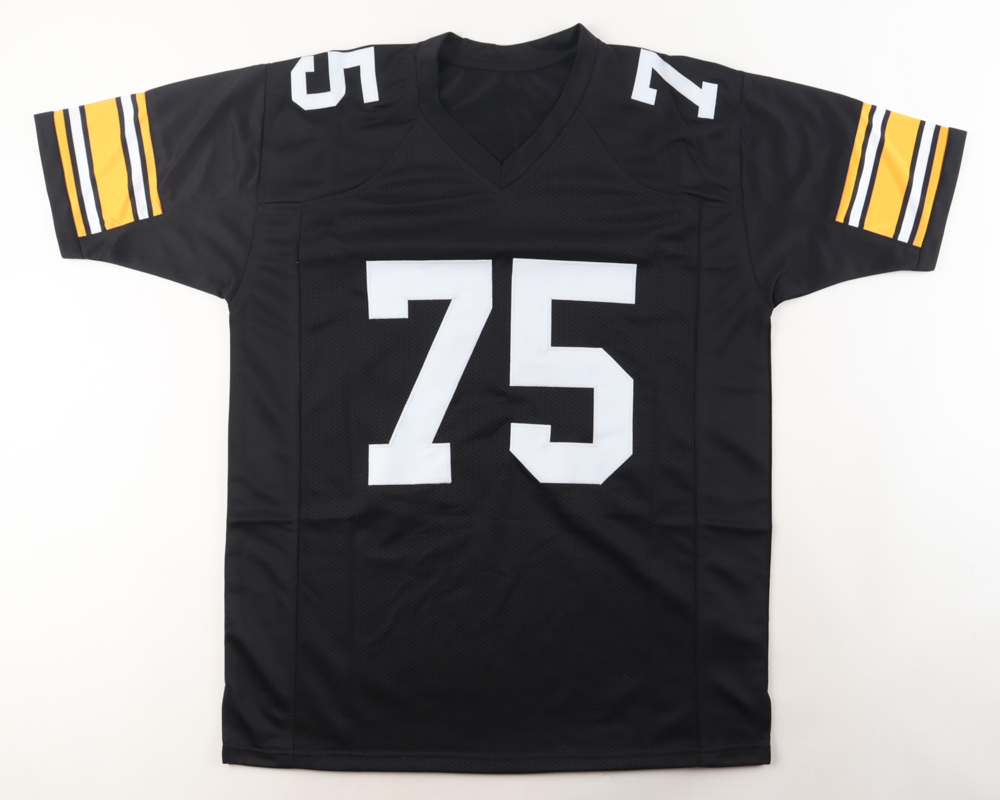 Joe Greene Signed Jersey Inscribed "HOF 87" (Schwartz) at PristineAuction.com Joe Greene Signed Jersey Inscribed "HOF 87" (Schwartz) at PristineAuction.com