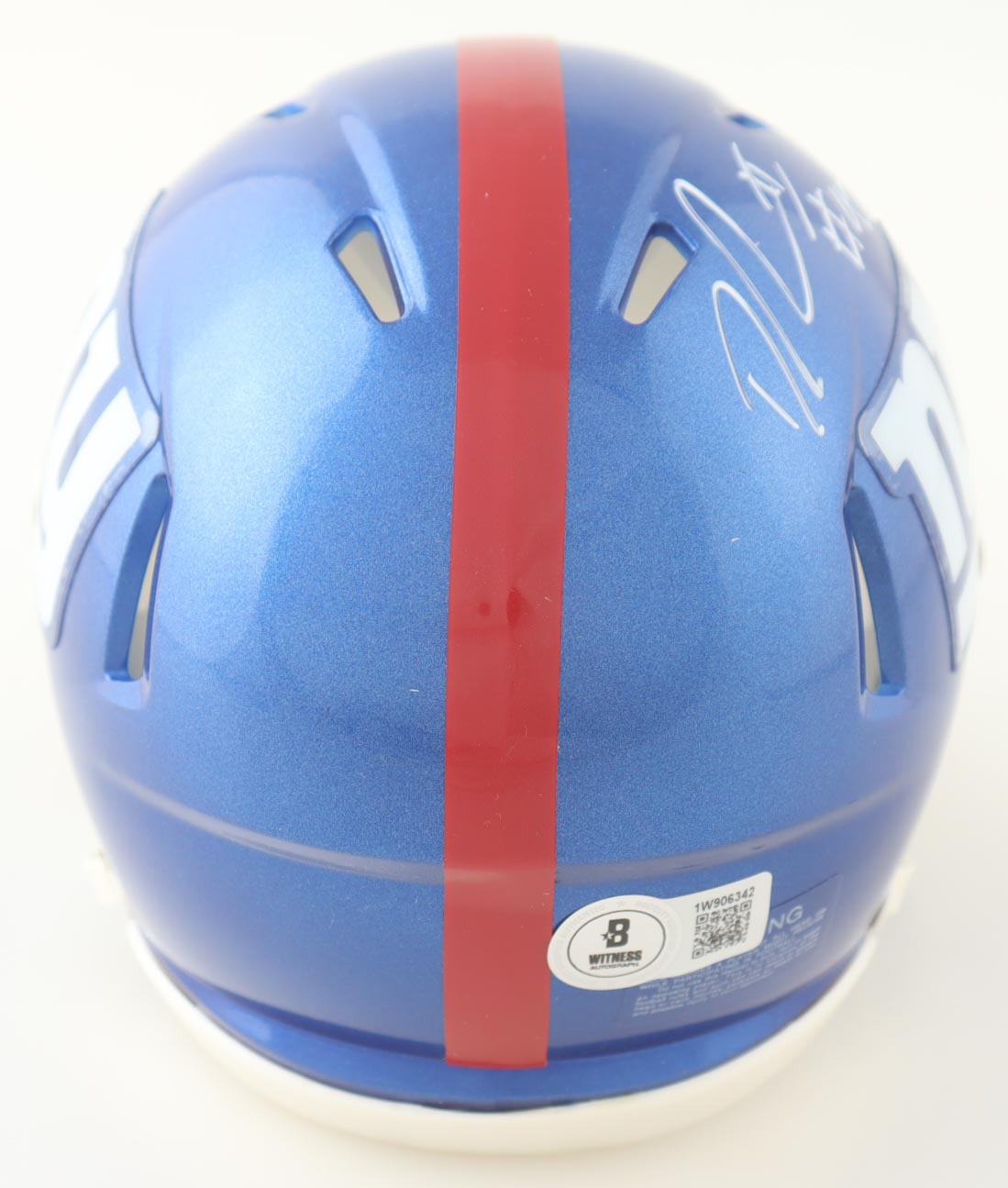 Dexter Lawrence II Signed Giants Speed Mini Helmet (Beckett) at PristineAuction.com Dexter Lawrence II Signed Giants Speed Mini Helmet (Beckett) at PristineAuction.com