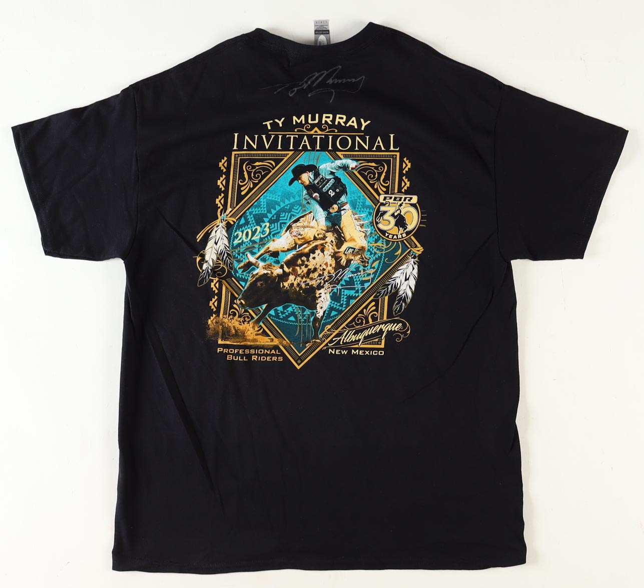 Ty Murray Signed 2023 PBR Invitational T-Shirt (JSA) at PristineAuction.com Ty Murray Signed 2023 PBR Invitational T-Shirt (JSA) at PristineAuction.com