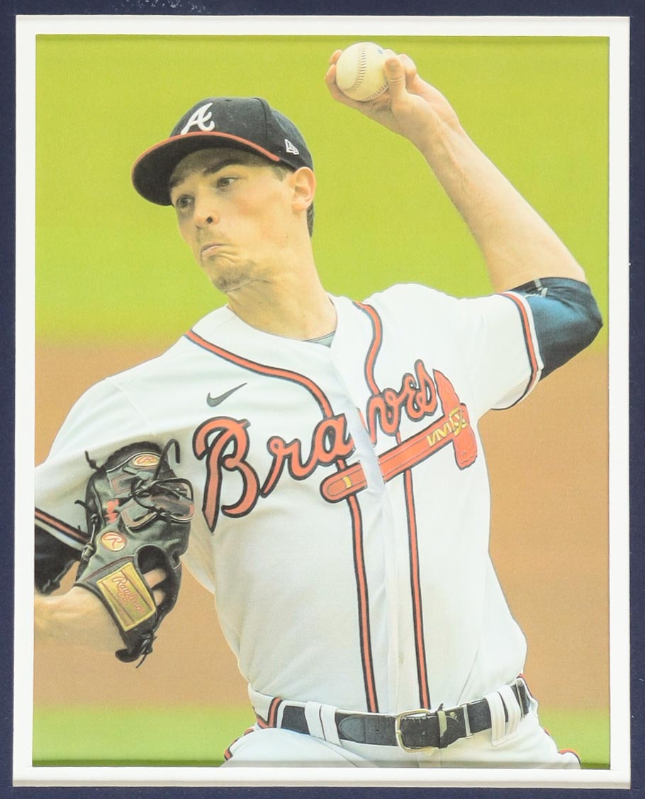 Max Fried Signed Custom Framed Jersey Display (PSA) at PristineAuction.com Max Fried Signed Custom Framed Jersey Display (PSA) at PristineAuction.com