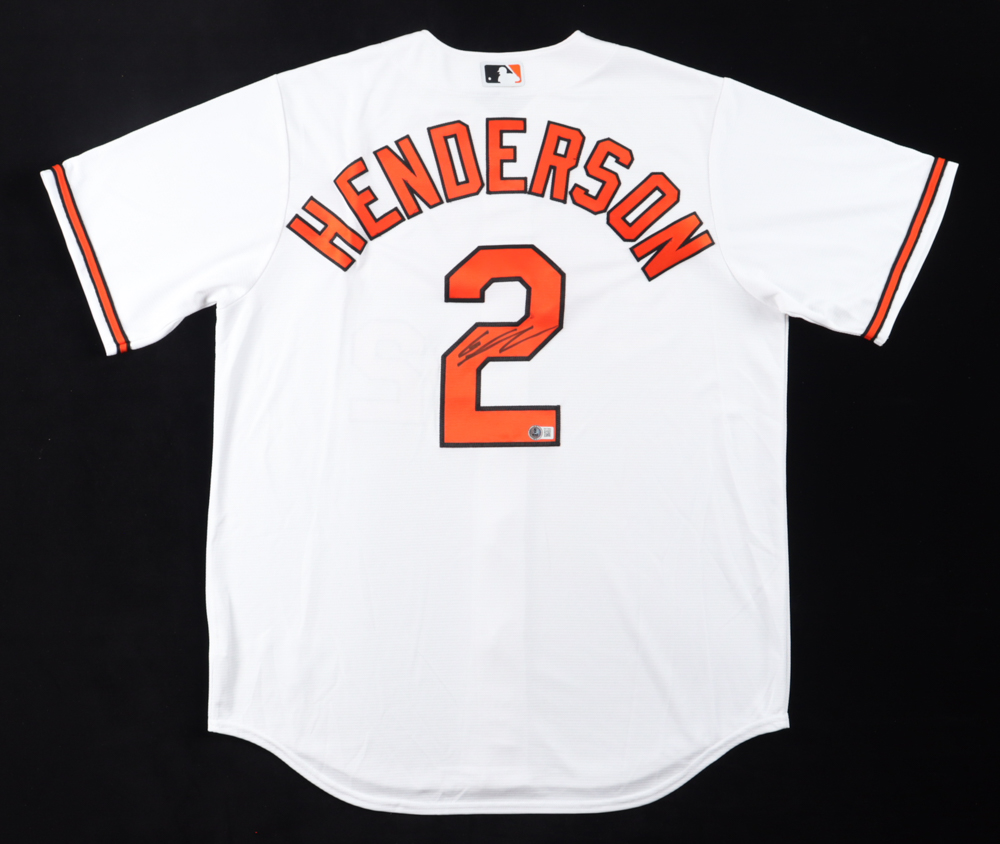 Gunnar Henderson Signed Orioles Jersey (Beckett) at PristineAuction.com Gunnar Henderson Signed Orioles Jersey (Beckett) at PristineAuction.com