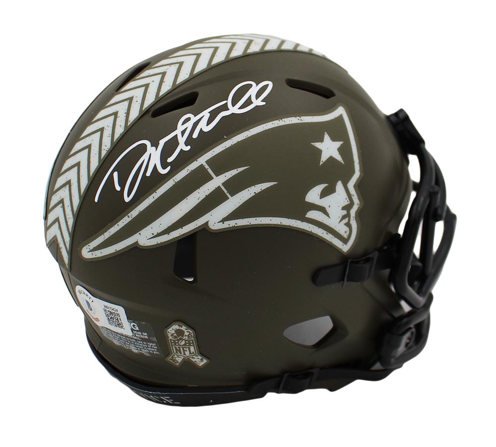 Danny Amendola Signed Patriots Salute to Service Alternate Speed Mini Helmet (Beckett) at PristineAuction.com Danny Amendola Signed Patriots Salute to Service Alternate Speed Mini Helmet (Beckett) at PristineAuction.com