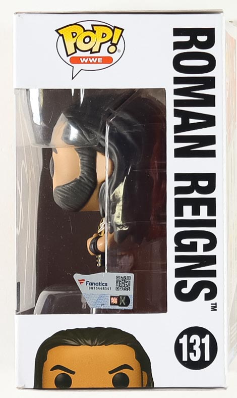 Roman Reigns Signed WWE #131 Funko Pop! Vinyl Figure (Fanatics) at PristineAuction.com Roman Reigns Signed WWE #131 Funko Pop! Vinyl Figure (Fanatics) at PristineAuction.com