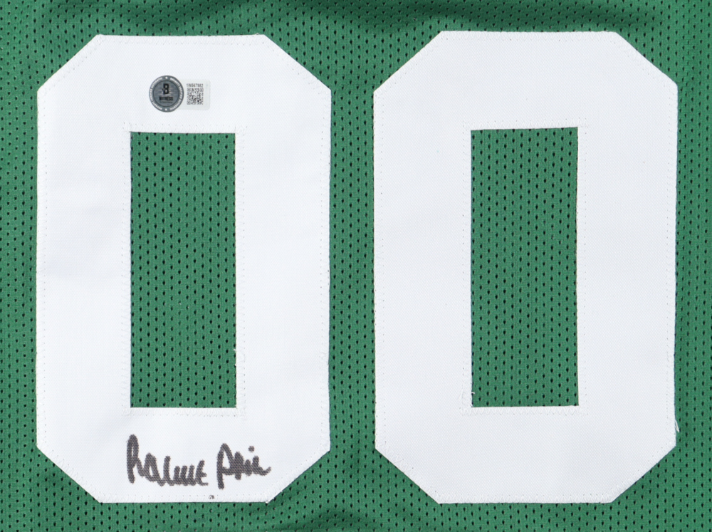 Robert Parish Signed Career Highlight Stat Jersey (Beckett) at PristineAuction.com Robert Parish Signed Career Highlight Stat Jersey (Beckett) at PristineAuction.com