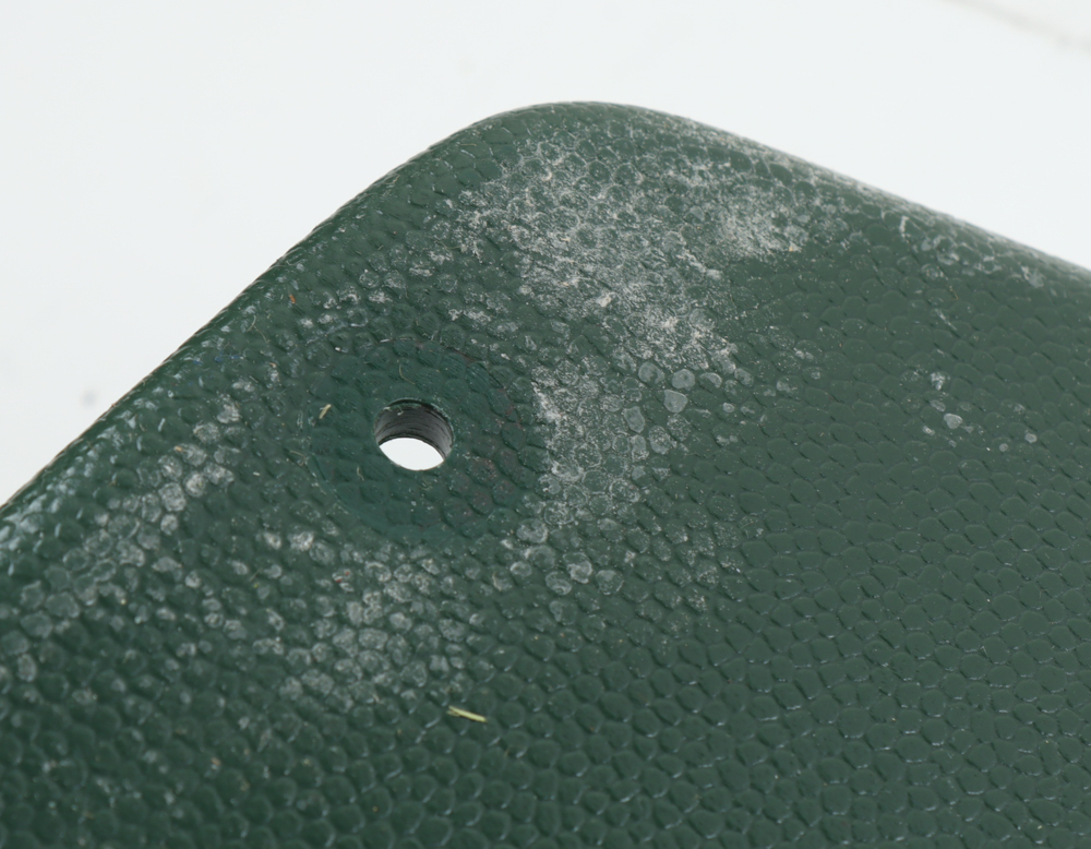 Jose Canseco Signed 2019 Athletics Stadium Seat-Back Inscribed "86 AL ROY" (Beckett) at PristineAuction.com Jose Canseco Signed 2019 Athletics Stadium Seat-Back Inscribed "86 AL ROY" (Beckett) at PristineAuction.com