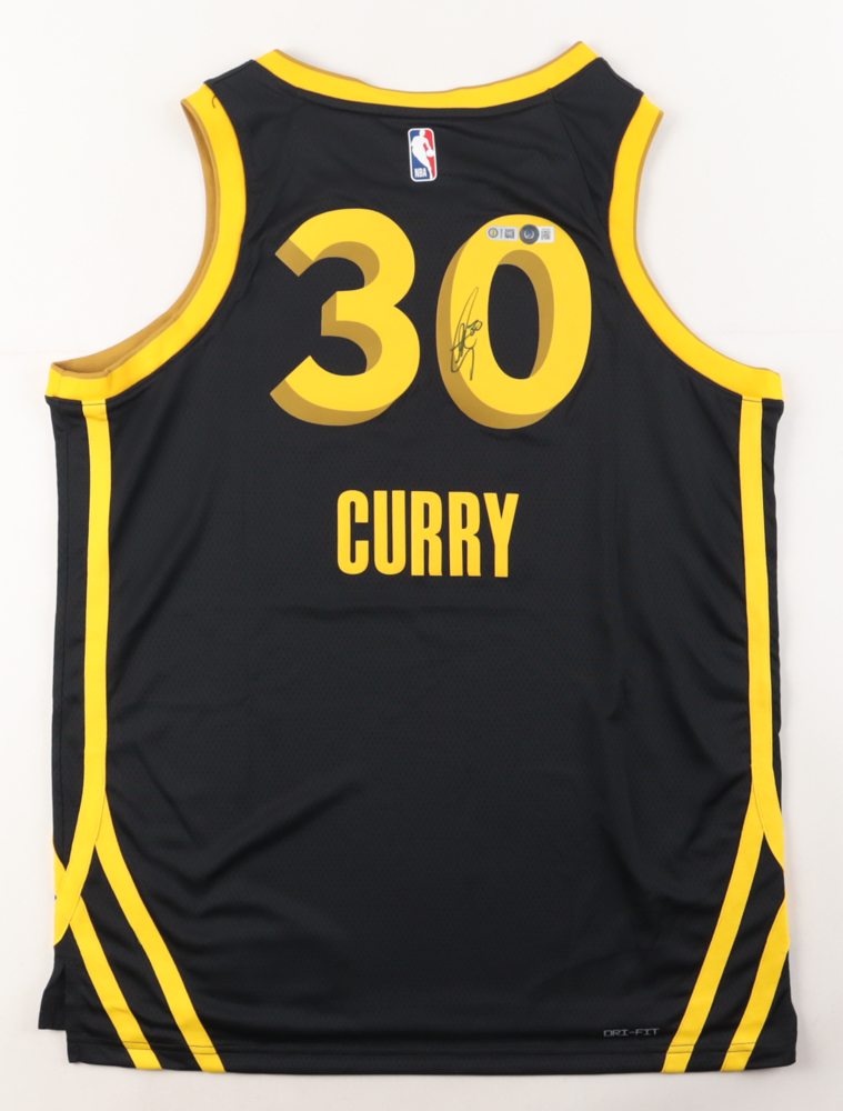 Stephen Curry Signed Warriors Authentic Nike Jersey (Beckett & Curry) at PristineAuction.com Stephen Curry Signed Warriors Authentic Nike Jersey (Beckett & Curry) at PristineAuction.com