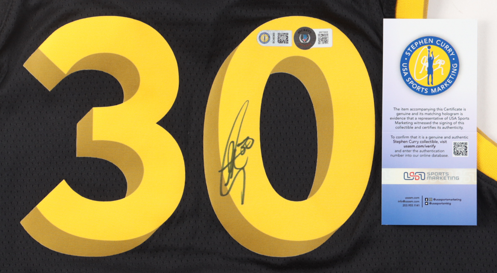 Stephen Curry Signed Warriors Authentic Nike Jersey (Beckett & Curry) at PristineAuction.com Stephen Curry Signed Warriors Authentic Nike Jersey (Beckett & Curry) at PristineAuction.com