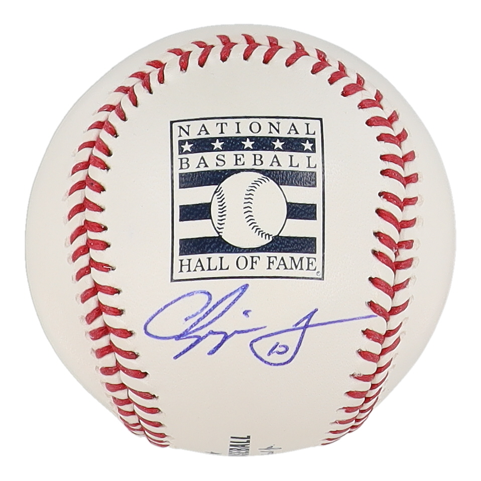 Chipper Jones Signed OML Hall Of Fame Logo Baseball (JSA) at PristineAuction.com Chipper Jones Signed OML Hall Of Fame Logo Baseball (JSA) at PristineAuction.com