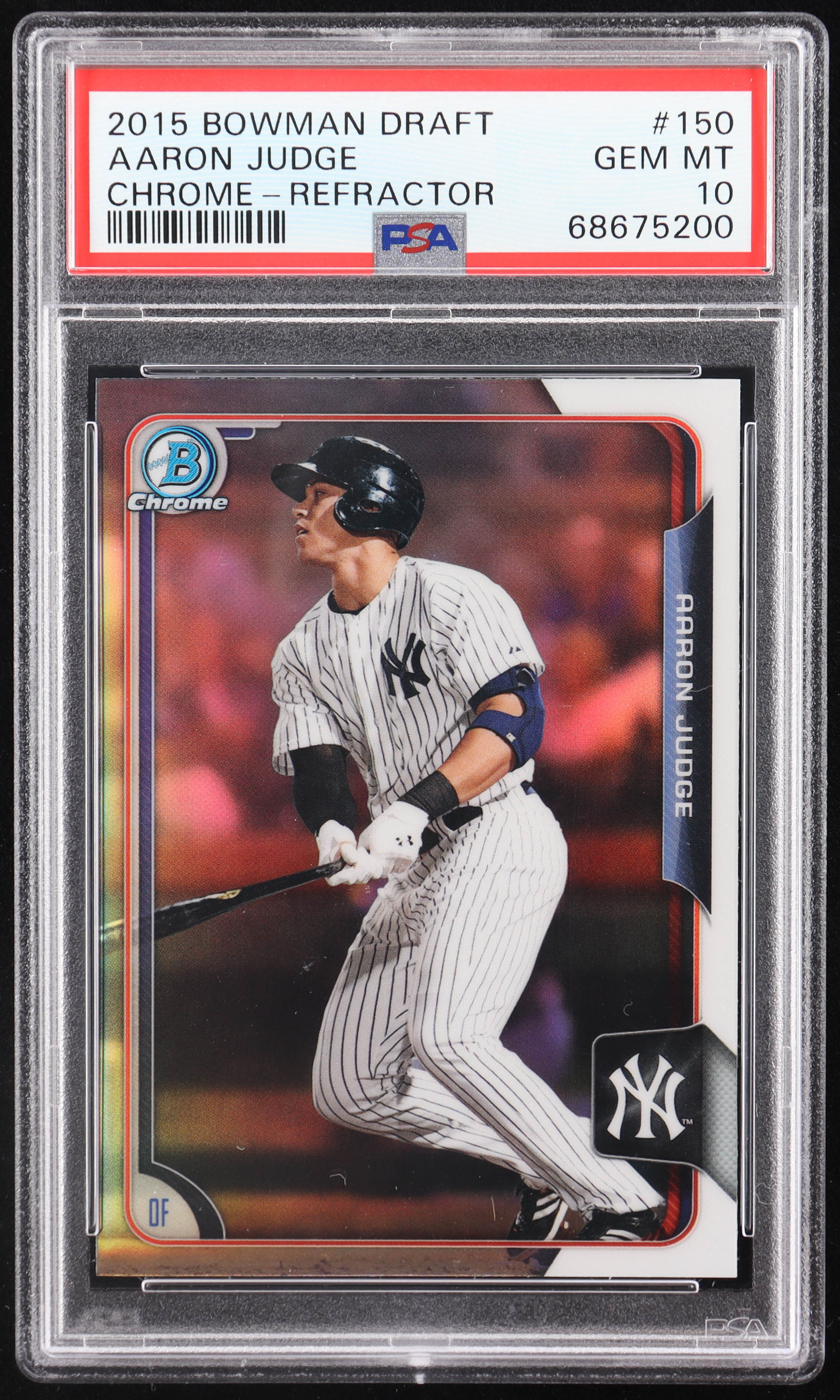 Aaron Judge 2015 Bowman Chrome Draft Refractors #150 RC (PSA 10) at PristineAuction.com Aaron Judge 2015 Bowman Chrome Draft Refractors #150 RC (PSA 10) at PristineAuction.com