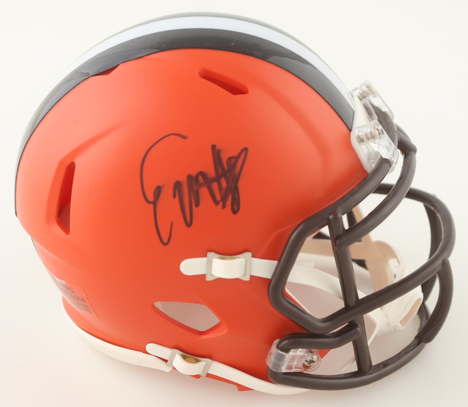 Elijah Moore Signed Browns Speed Mini Helmet (JSA) at PristineAuction.com Elijah Moore Signed Browns Speed Mini Helmet (JSA) at PristineAuction.com