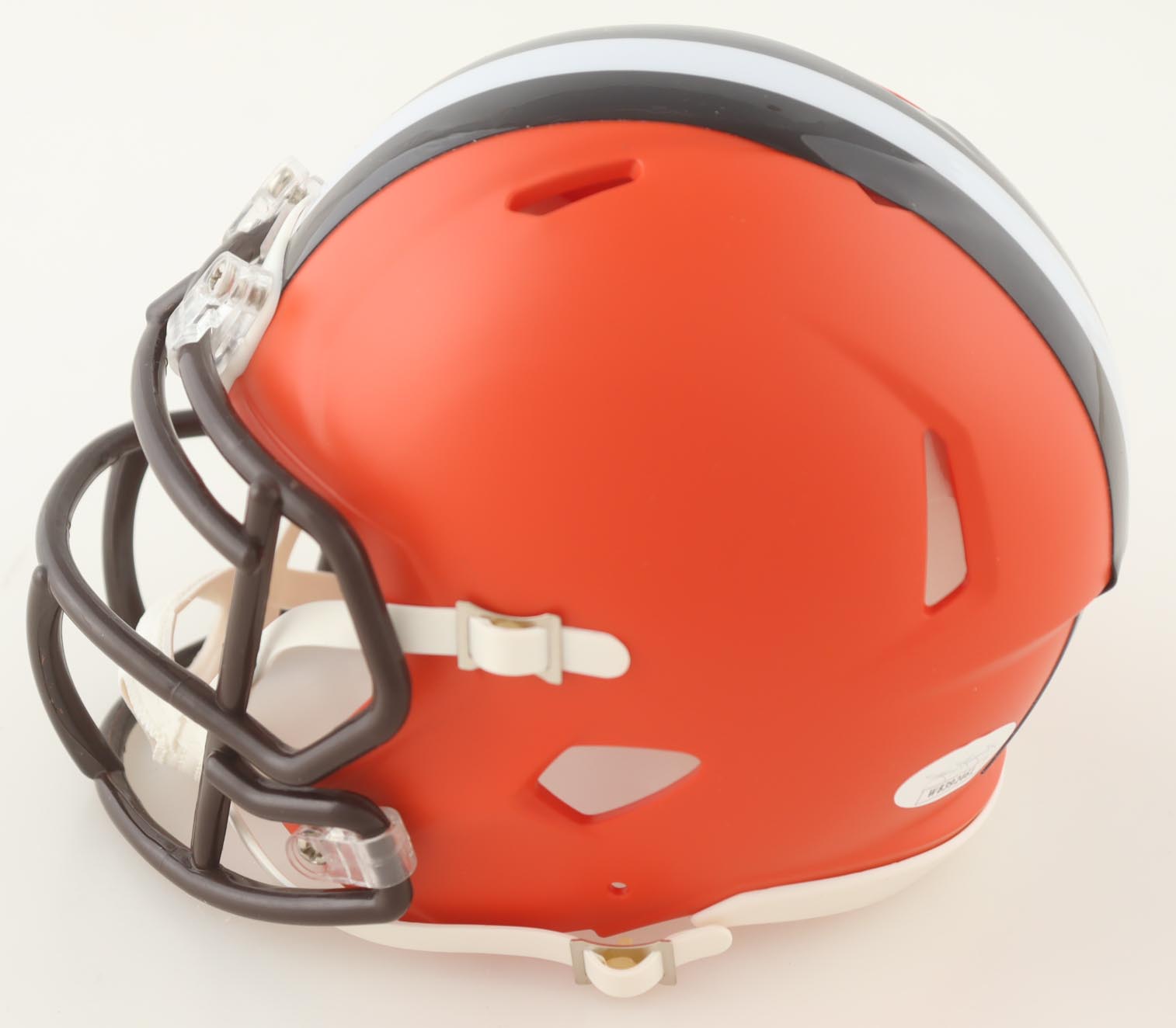 Elijah Moore Signed Browns Speed Mini Helmet (JSA) at PristineAuction.com Elijah Moore Signed Browns Speed Mini Helmet (JSA) at PristineAuction.com