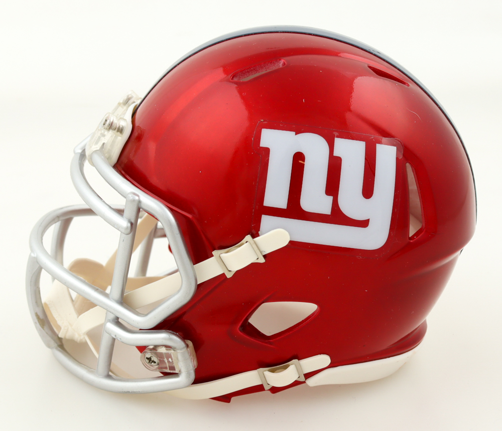 Darren Waller Signed Giants Flash Alternate Speed Mini Helmet (PIA) at PristineAuction.com Darren Waller Signed Giants Flash Alternate Speed Mini Helmet (PIA) at PristineAuction.com