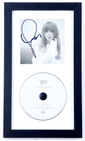 Taylor Swift Signed Custom Framed "The Tortured Poets Department" CD Album Insert Display With Disc (PSA) at PristineAuction.com