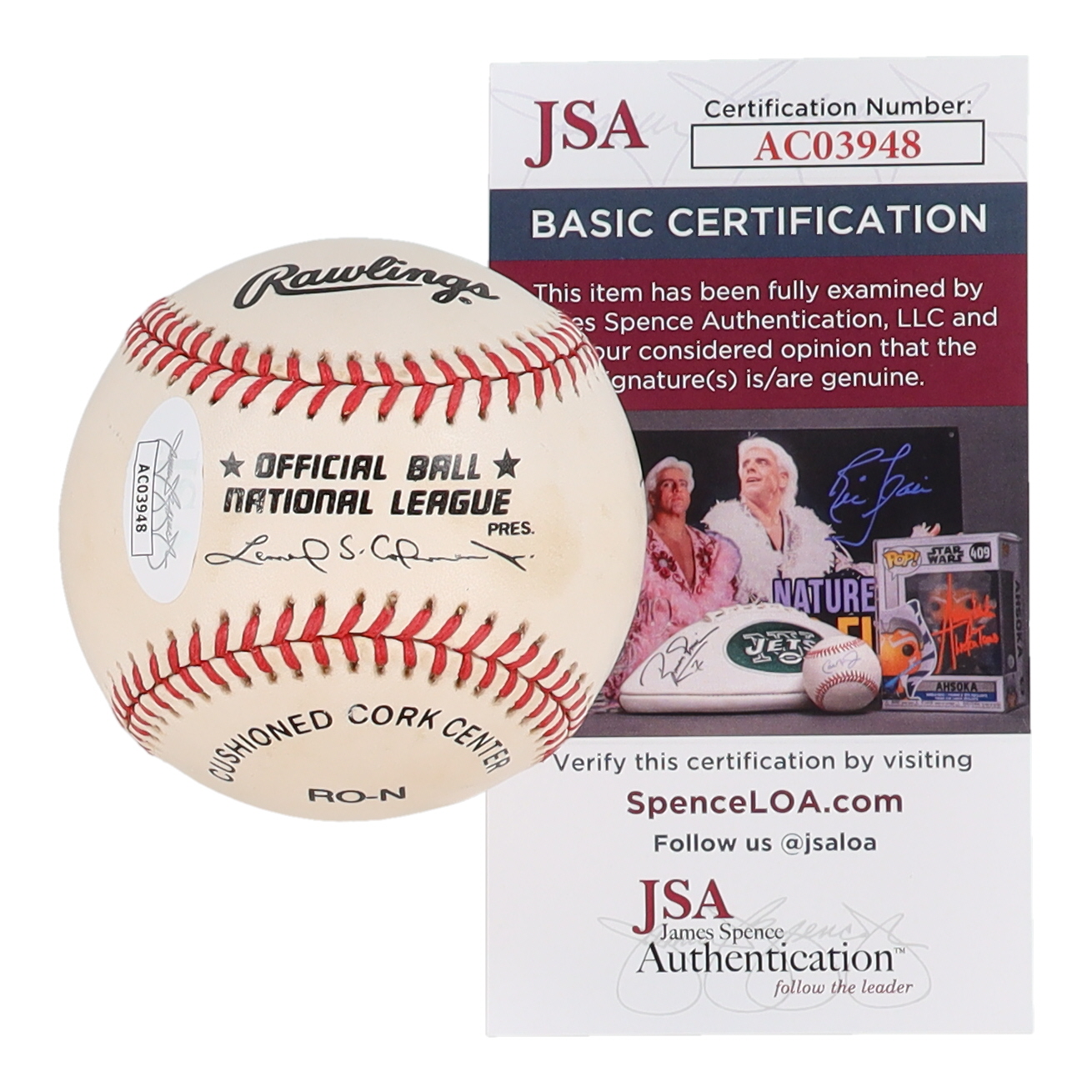 Tony Gwynn & Rickey Henderson Signed ONL Baseball (JSA) at PristineAuction.com Tony Gwynn & Rickey Henderson Signed ONL Baseball (JSA) at PristineAuction.com