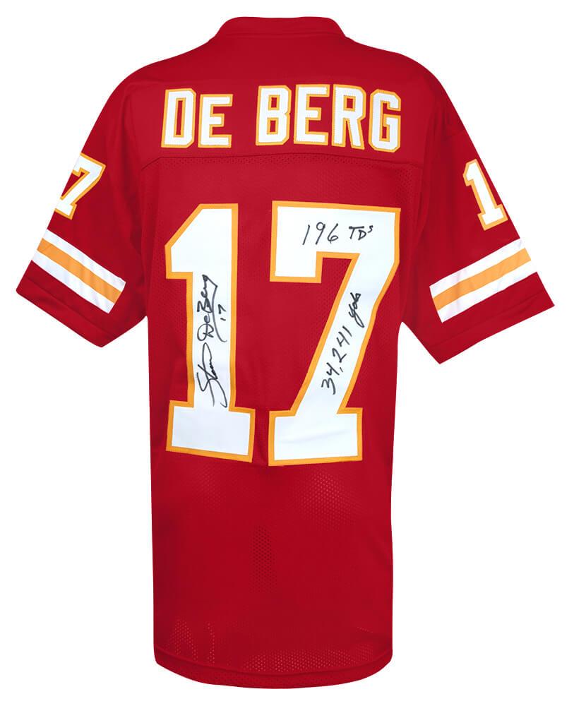 Steve DeBerg Signed Jersey Inscribed "196 TDs" & "34,241 Yds" (Schwartz) at PristineAuction.com Steve DeBerg Signed Jersey Inscribed "196 TDs" & "34,241 Yds" (Schwartz) at PristineAuction.com