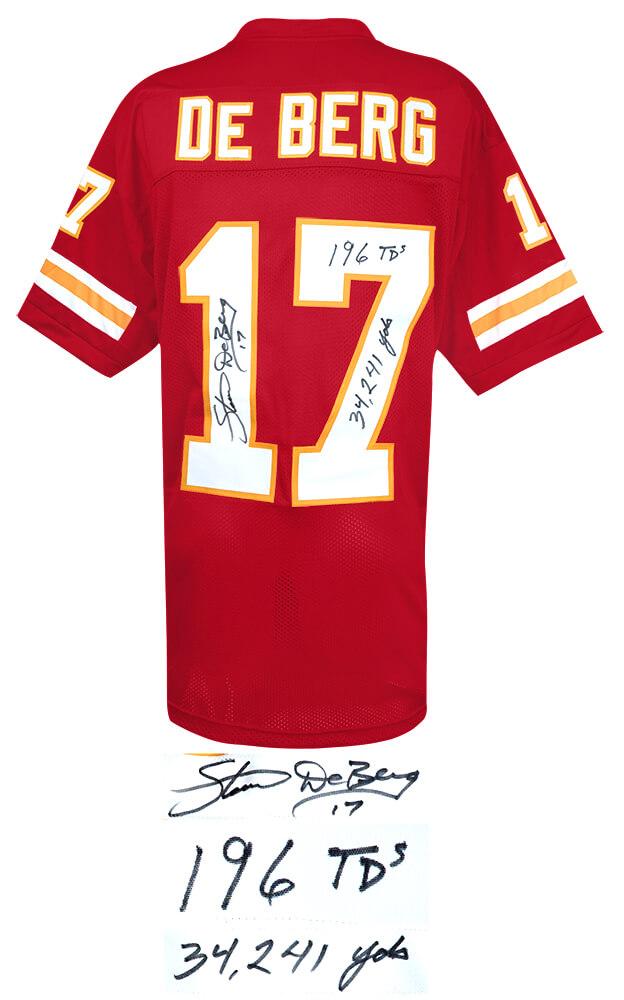 Steve DeBerg Signed Jersey Inscribed "196 TDs" & "34,241 Yds" (Schwartz) at PristineAuction.com Steve DeBerg Signed Jersey Inscribed "196 TDs" & "34,241 Yds" (Schwartz) at PristineAuction.com