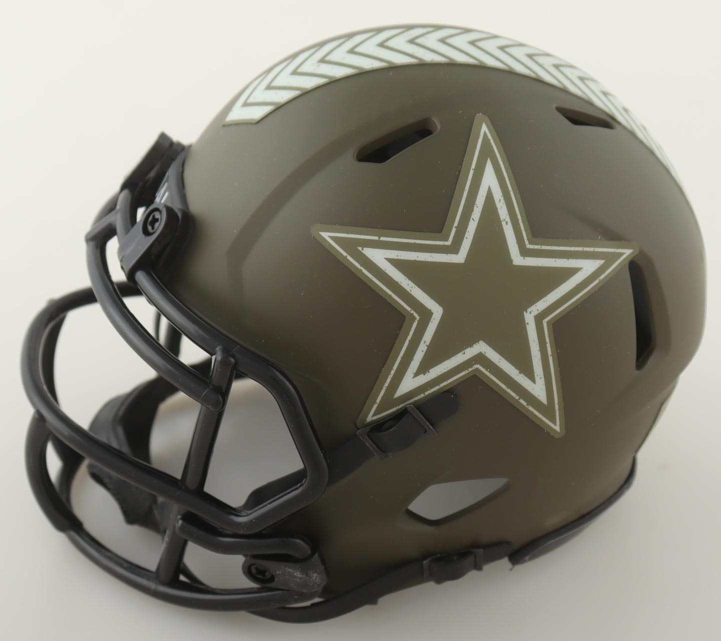 DaRon Bland Signed Cowboys Salute To Service Alternate Speed Mini Helmet (Beckett) at PristineAuction.com DaRon Bland Signed Cowboys Salute To Service Alternate Speed Mini Helmet (Beckett) at PristineAuction.com