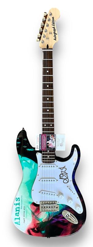 Alanis Morissette Signed 39" Electric Guitar (JSA) at PristineAuction.com Alanis Morissette Signed 39" Electric Guitar (JSA) at PristineAuction.com